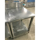【中古】作業台 BGあり 幅620×奥行750×高さ800 【送料別途見積】【業務用】【飲食店 店舗 厨房機器 作業台 業務用作業台】