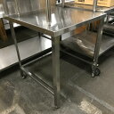 【中古】作業台 BGあり 幅700×奥行750×高さ800 【送料別途見積】【業務用】【飲食店 店舗 厨房機器 作業台 業務用作業台】