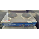 【中古】電気コンロ ニチワ電機 THP-2W 幅580×奥行340×高さ120 【送料別途見積】【業務用】【飲食店 店舗 厨房機器 卓上卓上電気コンロ 業務用卓...