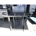【中古】作業台 BGあり 幅600×奥行750×高さ800 【送料別途見積】【業務用】【飲食店 店舗 厨房機器 作業台 業務用作業台】