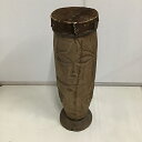 【中古】床置き装飾品 木製樽 幅280×奥行280×高さ875 【送料別途見積】【業務用】【飲食店 店舗 店舗備品 ディスプレイ雑貨 置物】