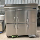 【業界最長1年保証】【中古】6ドア縦型冷蔵庫 ホシザキ HR-180AT 幅1800×奥行650×高さ1910 【送料別途見積】【業務用】【飲食店 店舗 厨房機...