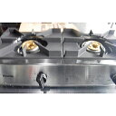 【中古】ガス2口卓上コンロ リンナイ(Rinnai) RSB-211A 幅542×奥行275×高さ151 都市ガス 【送料別途見積】【業務用】【飲食店 店舗 厨...