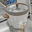 【中古】ガス炊飯器 2升 リンナイ(Rinnai) RR-20SF2 幅431×奥行334×高さ348 都市ガス 【送料別途見積】【業務用】【飲食店 店舗 厨房機器 ガス炊飯器 業務用ガス炊飯器】