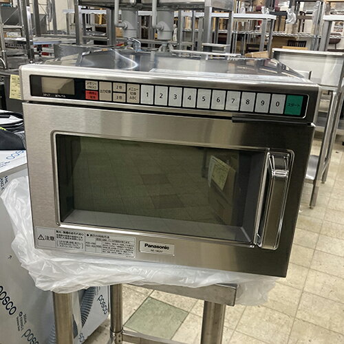 【中古】電子レンジ パナソニック(Panasonic) NE-1802V 幅422×奥行476×高さ337 【送料別途見積】【未使用品】【業務用】【飲食店 店舗 厨房機器 電子レンジ 業務用電子レンジ】