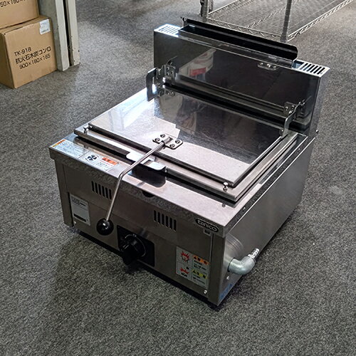 【中古】卓上餃子焼器 タニコー N-TCZ-4545G 幅450×奥行450×高さ260 都市ガス 【送料別途見積】【業務用】【飲食店 店舗 厨房機器 餃子焼器 業務用餃子焼器】