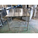 【中古】作業台 BGあり 幅900×奥行600×高さ800 【送料別途見積】【業務用】【飲食店 店舗 厨房機器 作業台 業務用作業台】