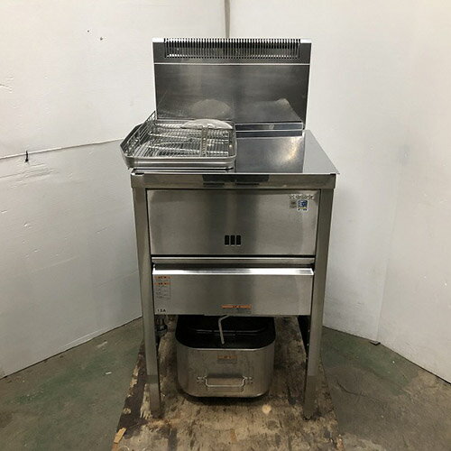 【業界最長1年保証】【中古】一槽ガスフライヤー 23L タニコー TGFL-B53C 幅530×奥行600×高さ840 都市ガス 【送料別途見積】【業務用】【飲食店 店舗 厨房機器 フライヤー 業務用フライヤー】