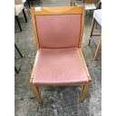 【中古】和風イス ピンクレザー 幅460×奥行530×高さ790 【送料無料】【業務用】【飲食店 店舗 厨房機器 イス 業務用イス】
