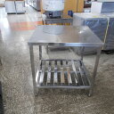 【中古】作業台 幅750×奥行800×高さ800 【送料別途見積】【業務用】【飲食店 店舗 厨房機器 作業台 業務用作業台】