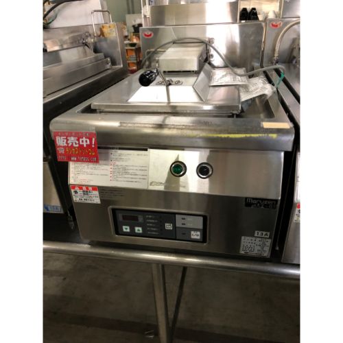 【中古】餃子焼器 マルゼン MAZ-6S 幅450×奥行750×高さ360 三相200V 都市ガス 【送料別途見積】【業務用】【飲食店 店舗 厨房機器 餃子焼器 業務用餃子焼器】