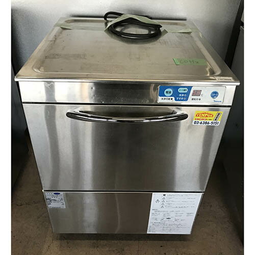 ■ 商品概要 ■商品名：食器洗浄機 アンダーカウンタータイプ外形寸法：W600×D600×H850(mm)メーカー：大和冷機型式：DDW-UE4年式：2016年製電源：三相200V 60Hz専用コンセントプラグ：なし消費電力：4670W重量：74kg保証期間：納品日より12ヶ月(離島や一部地域では保証対象外とさせて頂きます。)ランク：B特記事項： ※60Hz専用です。50Hz地域では使用できません。地域を確認して下さい。※別途給排水設備が必要です。最寄の専門業者へご依頼ください。販売店：テンポス名古屋西店（愛知県名古屋市）からの配送です。この商品は中古ですので1品ものです。店頭販売もしておりますので、売り切れる場合が御座います。売り切れた場合は、迅速にペ-ジの更新をするよう心掛けておりますが、リアルタイムではございません。掲載商品が完売している場合もありますのでご了承ください。在庫に関しましてはお気軽にお問合わせ下さい。■ ランクの規定について ■ランクN：未使用品、または一度も使用されていない。ランクS：数回程度使用されているものの、ほとんど未使用品と変わらない。ランクA：小傷、擦り傷が見られるが、大きな欠点もなく、程度が良い。ランクB：中小傷が見受けられるが、十分使用できる。ランクC：傷が多く、大きな傷も数箇所見受けられるが、使用に問題はない。■ 配送等について ■この商品は、全国配送料無料にてお届けいたします。北海道・沖縄・離島や一部地域では追加配送料が発生致します。商品は車上渡しでのお届けです。ガス接続工事、及び給排水工事は承ることが出来かねます。お客様にて手配頂きますようお願い致します。【買取について】テンポスでは買取・再生事業を展開致しております。全国年間15,000件以上の買取実績！まずはお気軽に無料査定をご利用くださいませ！厨房機器用品、家具、食器、調理道具の買取も承っております。詳しくは「テンポス買取ドットコム」へ。※型式や仕様度合いによって一部買取不可商品もございます。予めご相談ください。店舗・厨房、中古厨房機器。厨房用品なら、テンポスドットコムにお任せ下さい！【補助キーワード】中古食器洗浄機 アンダーカウンタータイプ,中古食器洗浄機,中古食器洗浄器