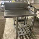 【中古】クリーンテーブル A500-E05用 BGあり 幅740×奥行650×高さ820 【送料別途見積】【業務用】【飲食店 店舗 厨房機器 特殊シンク 業務用...