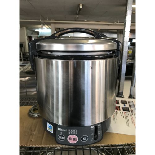 【中古】ガス炊飯器 リンナイ(Rinnai) RR-S100VL 幅309×奥行286×高さ359 【送料無料】【業務用】【飲食店 店舗 厨房機器 ガス炊飯器 業務用ガス炊飯器】