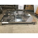 【中古】コンロ台 幅820×奥行750×高さ100 【送料別途見積】【業務用】【飲食店 店舗 厨房機器 ガス台 業務用ガス台】