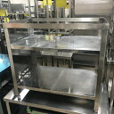 【中古】変形作業台 BGなし 幅850×奥行500×高さ800 【送料別途見積】【業務用】【飲食店 店舗 厨房機器 作業台 業務用作業台】