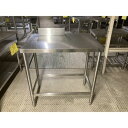 【中古】作業台 BGあり 幅820×奥行600×高さ850 【送料別途見積】【業務用】【飲食店 店舗 厨房機器 作業台 業務用作業台】
