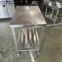 【中古】作業台 幅500×奥行750×高さ800 【送料別途見積】【業務用】【飲食店 店舗 厨房機器 作業台 業務用作業台】