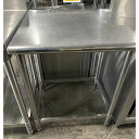 【中古】作業台 BGなし 幅620×奥行600×高さ7801 【送料別途見積】【業務用】【飲食店 店舗 厨房機器 作業台 業務用作業台】