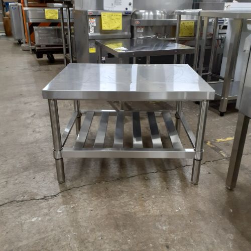 【中古】コンロ台 BGなし 幅750×奥行600×高さ500 【送料別途見積】【業務用】【飲食店 店舗 厨房機器 ガス台 業務用ガス台】