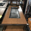 【中古】お好み座卓 幅1650×奥行800×高さ330 LPG(プロパンガス) 【送料別途見積】【業務用】【飲食店 店舗 厨房機器 グリドル 鉄板焼器 業務用グリドル 業務用鉄板焼器】(3)