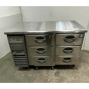 【業界最長1年保証】【中古】冷凍ドロワーコールドテーブル キタザワ KYDC-126FM2 幅1200×奥行600×高さ800 【送料別途見積】【業務用】【飲食...