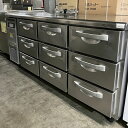 【業界最長1年保証】【中古】冷蔵ドロワーコールドテーブル ホシザキ RT-165DDCG 幅1650×奥行750×高さ800 【送料別途見積】【業務用】【飲食店...