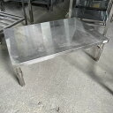 【中古】コンロ用置台 BGなし 幅600×奥行900×高さ300 【送料別途見積】【業務用】【飲食店 店舗 厨房機器 ガス台 業務用ガス台】