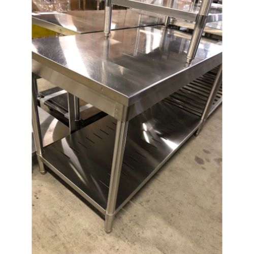 【中古】作業台 幅1200×奥行600×高さ800 【送料別途見積】【業務用】【飲食店 店舗 厨房機器 作業台 業務用作業台】