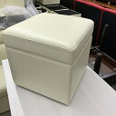 【中古】角スツール クリームイエロー 幅380×奥行380×高さ380 【送料無料】【未使用品】【業務用】【飲食店 店舗 厨房機器 ソファー 業務用ソファー】