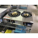 【中古】ガステーブルコンロ マルゼン M-212C 幅595×奥行420×高さ160 都市ガス 【送料無料】【業務用】【飲食店 店舗 厨房機器 卓上ガスコンロ 業務用卓上ガスコンロ】(2)