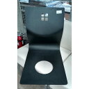 【中古】座椅子 黒 幅370×奥行490×高さ440 【送料無料】【業務用】【飲食店 店舗 厨房機器 座椅子 座布団 業務用座椅子 業務用座布団】(3)