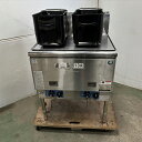 【業界最長1年保証】【中古】二槽フライヤー 12L×2 北沢産業 KFE-62-T 幅690×奥行600×高さ830 都市ガス 【送料別途見積】【業務用】【飲食...