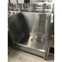 【中古】低一槽シンク BGあり 幅1000×奥行700×高さ340 【送料別途見積】【業務用】【飲食店 店舗 厨房機器 特殊シンク 業務用特殊シンク】