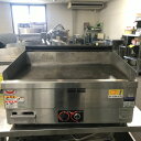 【業界最長1年保証】【中古】ガスグリドル マルゼン MGG-076TB 幅750×奥行600×高さ300 LPG(プロパンガス) 【送料別途見積】【業務用】【飲...