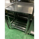 【中古】作業台 BGなし 幅450×奥行450×高さ800 【送料別途見積】【業務用】【飲食店 店舗 厨房機器 作業台 業務用作業台】