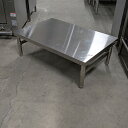 【中古】コンロ台 三方枠 BGなし 幅900×奥行600×高さ300 【送料別途見積】【業務用】【飲食店 店舗 厨房機器 ガス台 業務用ガス台】