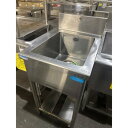【中古】一槽シンク BGあり 幅450×奥行600×高さ850 【送料別途見積】【業務用】【飲食店 店舗 厨房機器 一槽シンク 業務用一槽シンク】
