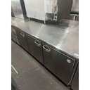【中古】冷蔵コールドテーブル フクシマガリレイ(福島工業) YRC-210RE2 幅2100×奥行600×高さ800 【送料別途見積】【業務用】【飲食店 店舗 厨房機器 冷蔵コールドテーブル 業務用冷蔵コールドテーブル】