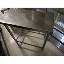 【中古】作業台 BGなし 幅400×奥行750×高さ800 【送料別途見積】【業務用】【飲食店 店舗 厨房機器 作業台 業務用作業台】