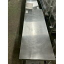 【中古】変形作業台 BGなし 幅1300×奥行440×高さ840 【送料別途見積】【業務用】【飲食店 店舗 厨房機器 作業台 業務用作業台】
