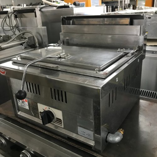 【業界最長1年保証】【中古】ガス餃子焼機 マルゼン MGZ-044 幅450×奥行450×高さ270 都市ガス 【送料別途見積】【業務用】【飲食店 店舗 厨房機器 餃子焼器 業務用餃子焼器】