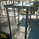 【中古】作業台 三方枠 幅450×奥行600×高さ850 【送料別途見積】【業務用】【飲食店 店舗 厨房機器 作業台 業務用作業台】