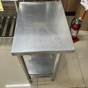 【中古】作業台 幅560×奥行400×高さ800 【送料別途見積】【業務用】【飲食店 店舗 厨房機器 作業台 業務用作業台】