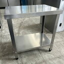 【中古】コンロ台 幅600×奥行450×高さ650 【送料別途見積】【業務用】【飲食店 店舗 厨房機器 ガス台 業務用ガス台】