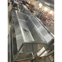 【中古】一槽シンク BGあり 幅1500×奥行600×高さ800 【送料別途見積】【業務用】【飲食店 店舗 厨房機器 一槽シンク 業務用一槽シンク】