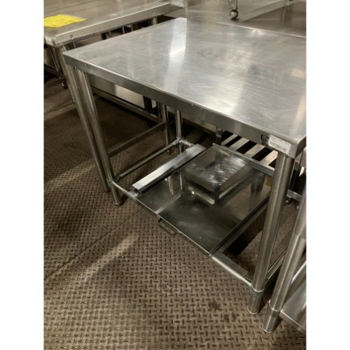 【中古】作業台 炊飯台車付き BGな