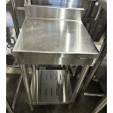 【中古】作業台 BGあり タニコー 幅450×奥行450×高さ800 【送料別途見積】【業務用】【飲食店 店舗 厨房機器 作業台 業務用作業台】
