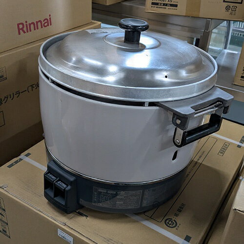 【中古】ガス炊飯器 3升 リンナイ(Rinnai) RR-300C 幅492×奥行423×高さ426 都市ガス 【送料別途見積】【業務用】【飲食店 店舗 厨房機器 ガス炊飯器 業務用ガス炊飯器】