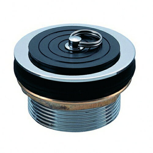 ゴム栓付共栓 真鍮製 G2-1/2ネジ TO-1027/65A Φ101×H54mm/業務用/新品/小物送料対象商品